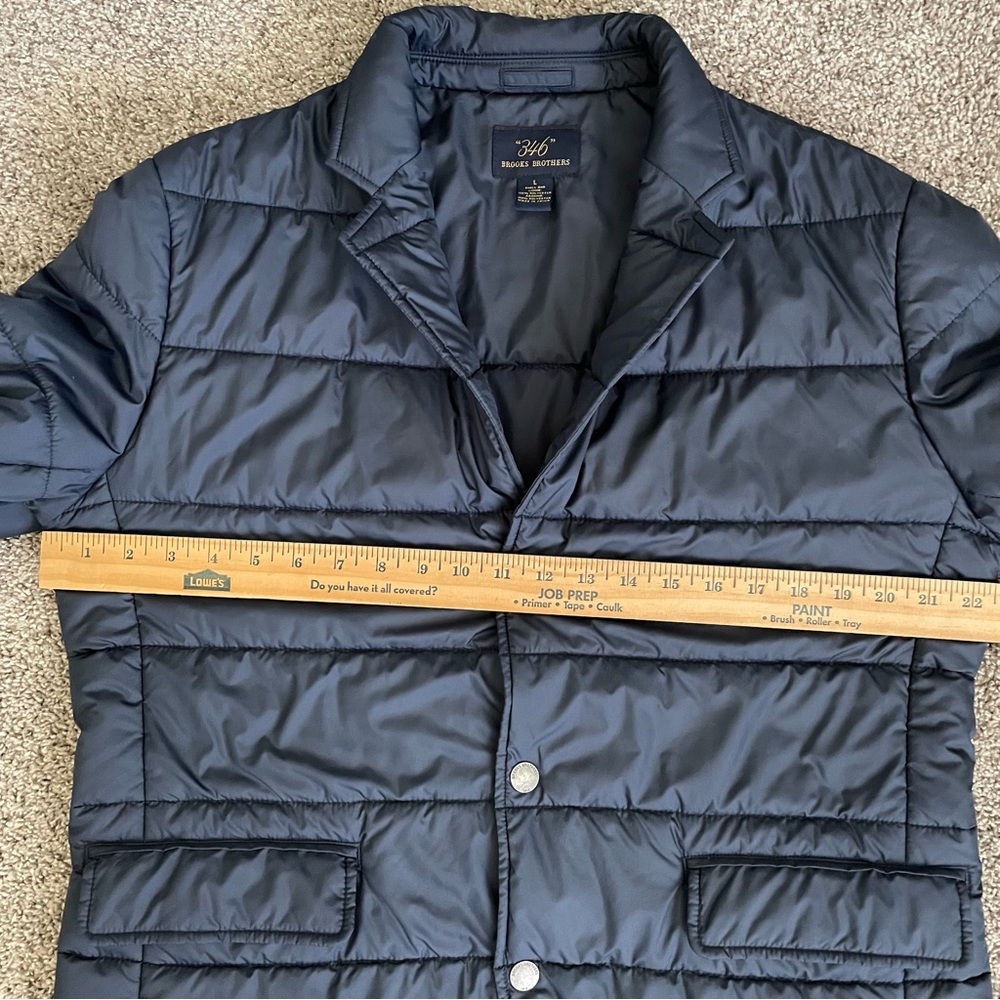 Brooks Brothers Men's Navy Quilted Blazer - Picture 8 of 10